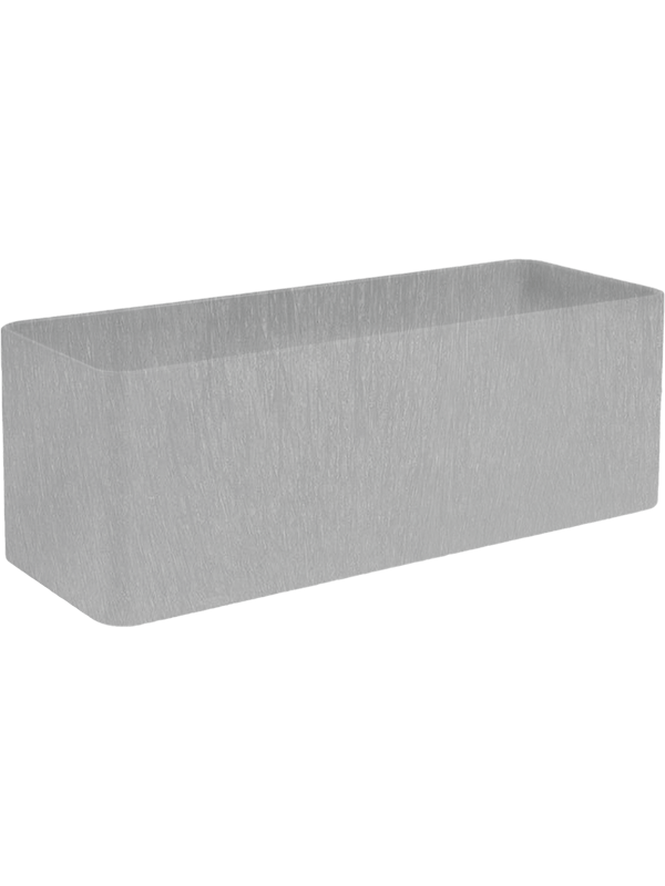 Platin rechthoek Plant Pot 29cm Height 28cm Dia Mat