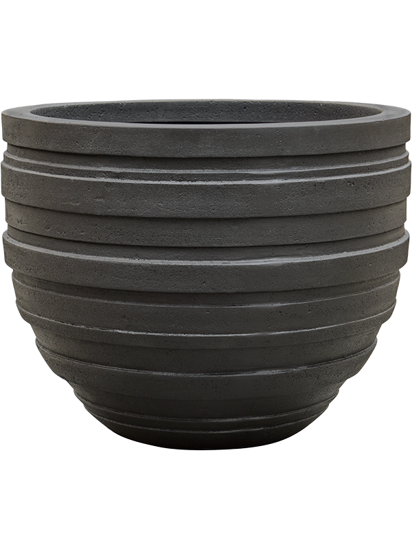 Baq Polystone Coated Junar Plant Pot 44cm Height 47cm Dia Couple Smoke
