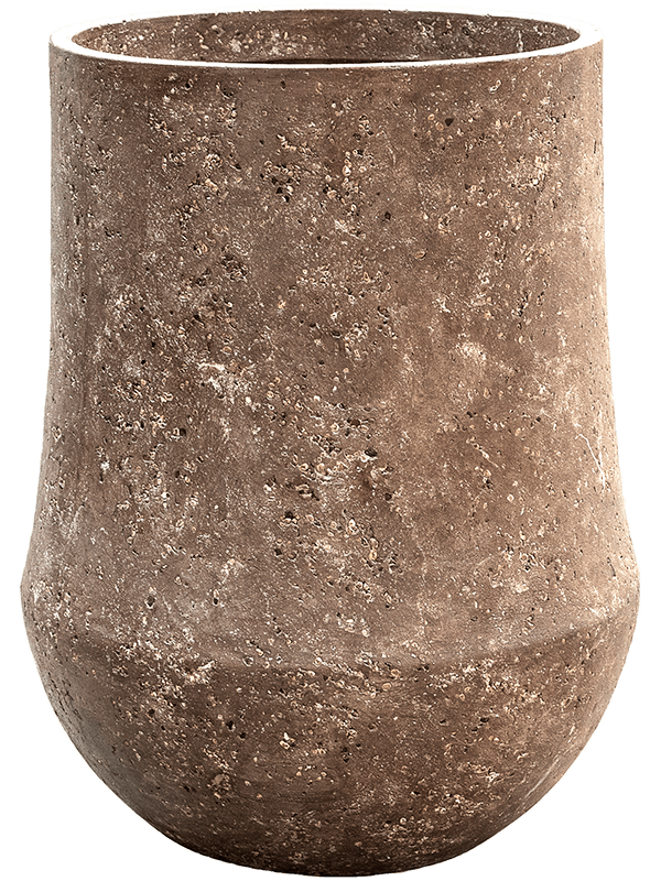 Baq Polystone Coated Plain Plant Pot 72cm Height 43cm Dia Darcy Rock