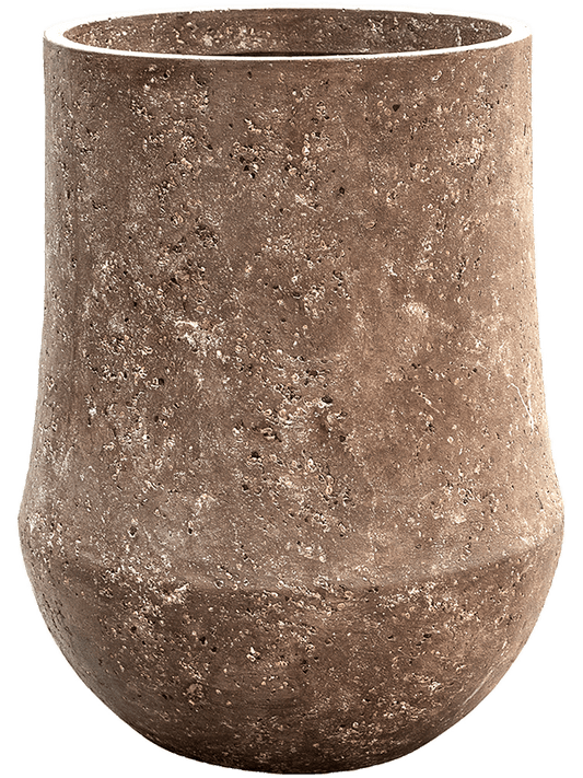 Baq Polystone Coated Plain Plant Pot 72cm Height 43cm Dia Darcy Rock