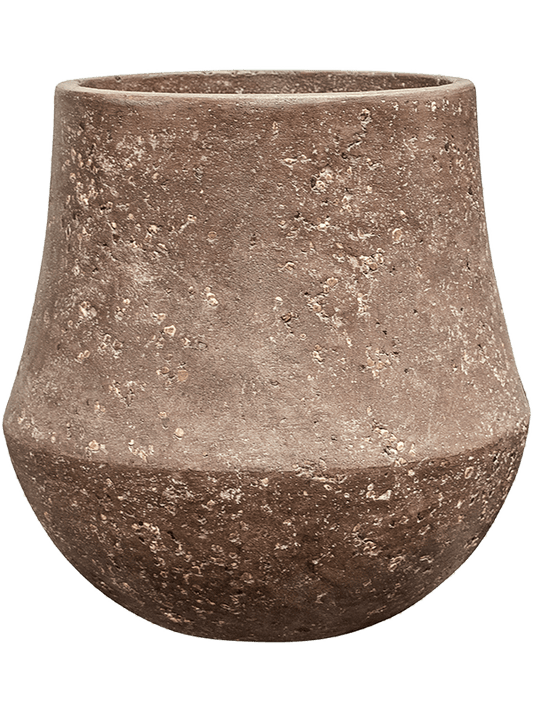 Baq Polystone Coated Plain Plant Pot 33cm Height 23cm Dia Darcy Rock