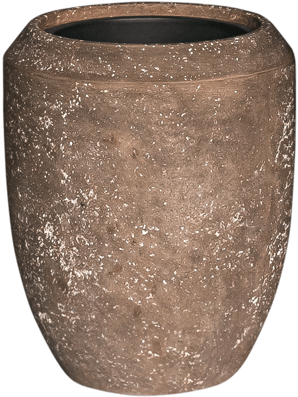 Baq Polystone Coated Plain Plant Pot 55cm Height 30cm Dia Coppa Rock (with liner)