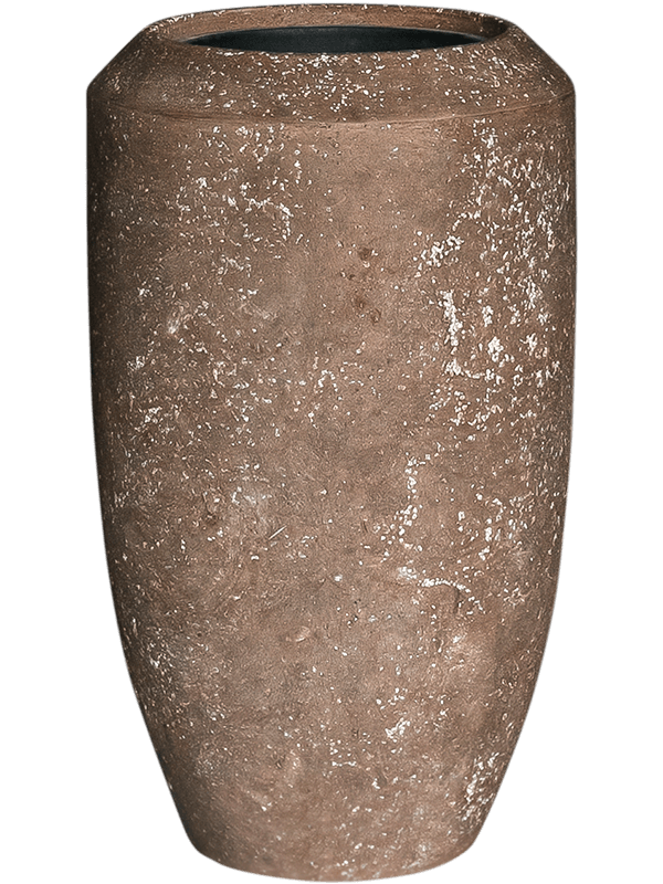 Baq Polystone Coated Plain Plant Pot 80cm Height 30cm Dia Coppa Rock (with liner)
