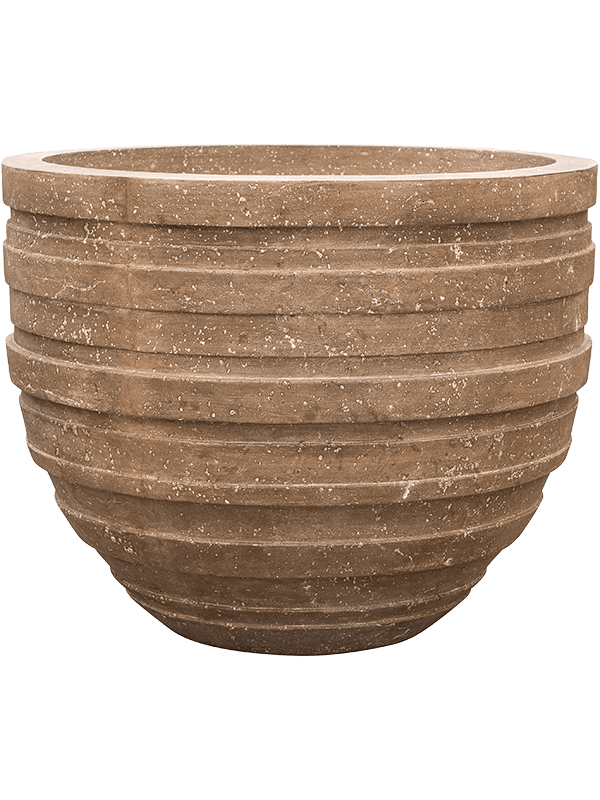 Baq Polystone Coated Junar Plant Pot 120cm Height 135cm Dia Couple Rock
