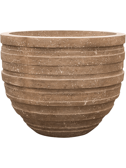 Baq Polystone Coated Junar Plant Pot 120cm Height 135cm Dia Couple Rock