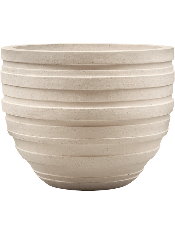 Baq Polystone Coated Junar Plant Pot 56cm Height 61cm Dia Couple Natural