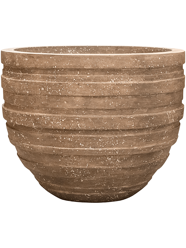 Baq Polystone Coated Junar Plant Pot 56cm Height 61cm Dia Couple Rock