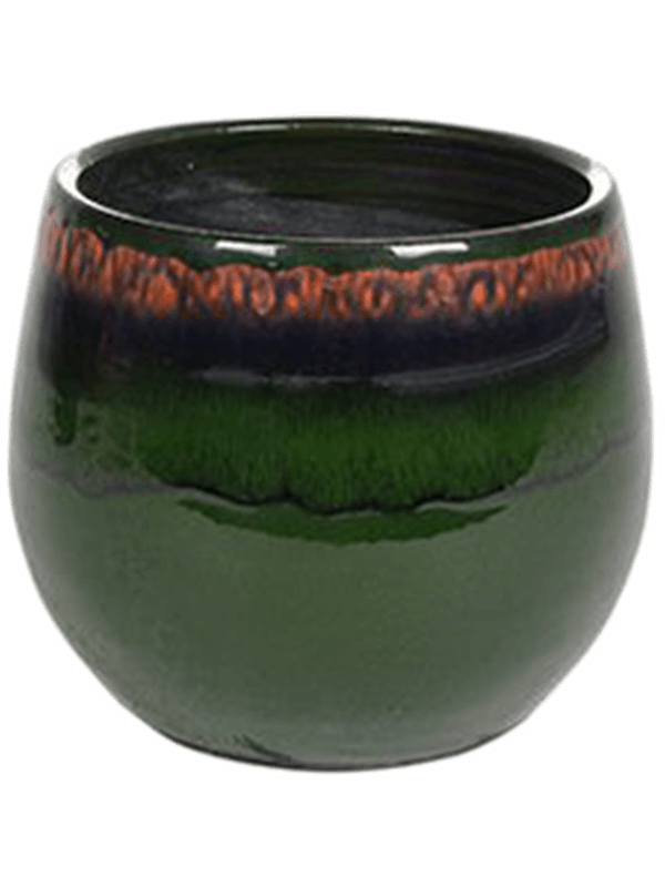Charlotte Plant Pot 13cm Height 11cm Dia Pot Green