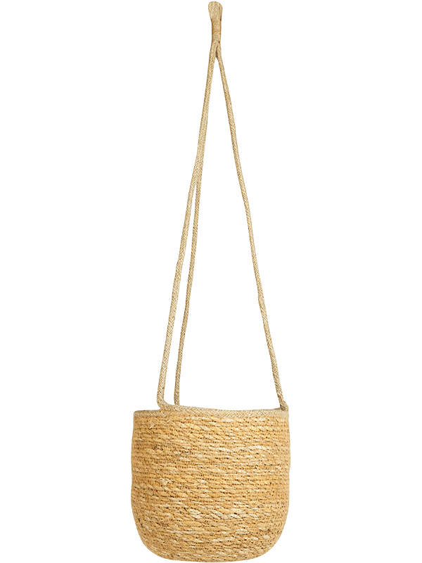 Igmar Plant Pot 17cm Height 18cm Dia Hanger Natural