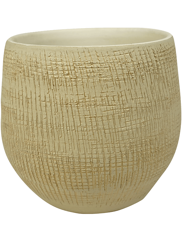Ryan Plant Pot 16cm Height 15cm Dia Pot Shiny Sand