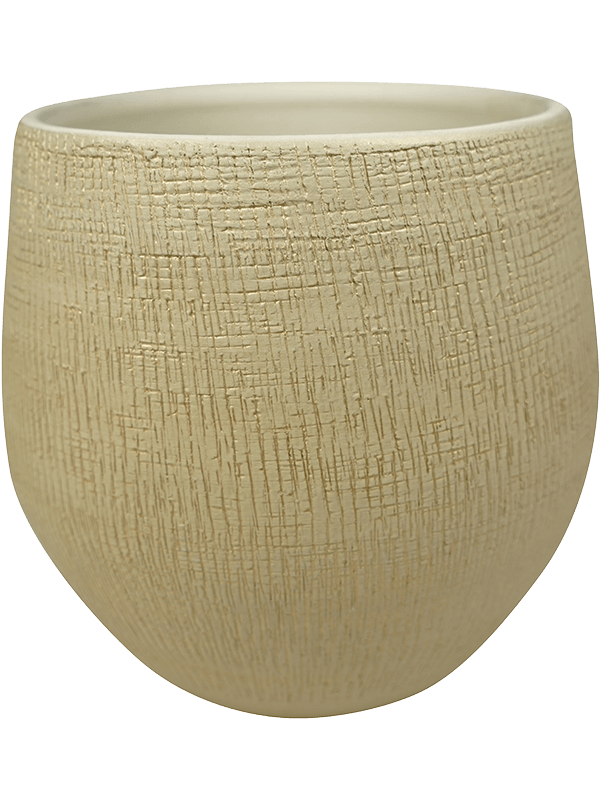 Ryan Plant Pot 32cm Height 30cm Dia Pot Shiny Sand