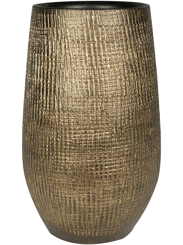 Ryan Plant Pot 50cm Height 18.5cm Dia Pot High Shiny Gold