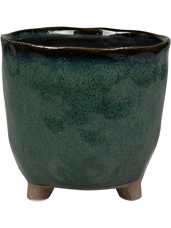 Kaat Plant Pot 20cm Height 18cm Dia Pot Petrol