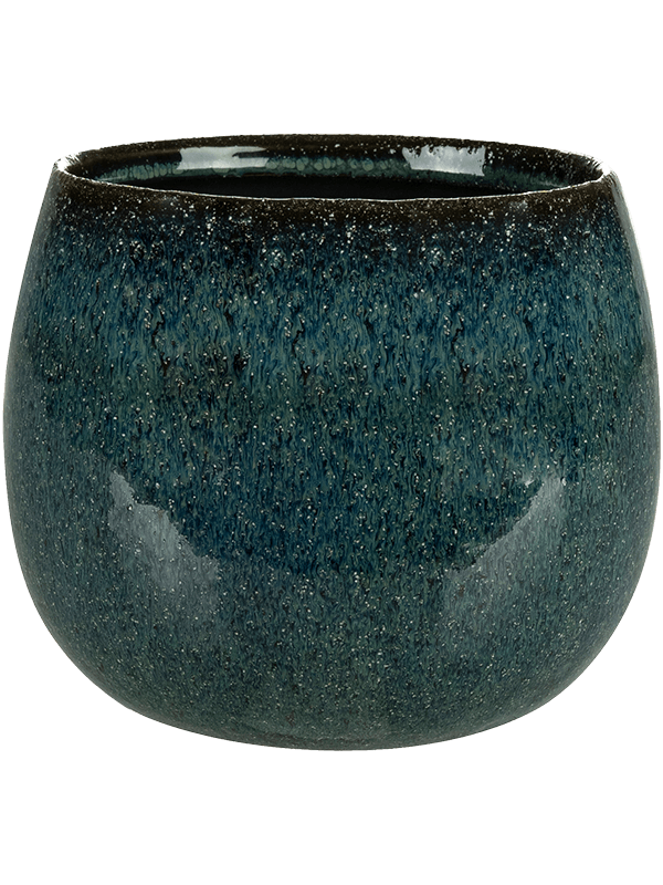 Odile Plant Pot 13cm Height 12cm Dia Pot Petrol