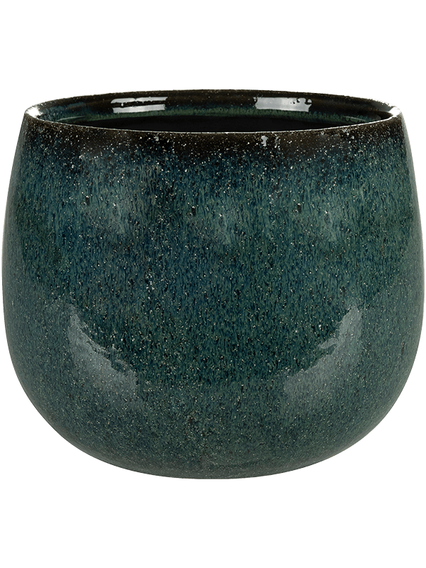 Odile Plant Pot 17cm Height 17cm Dia Pot Petrol