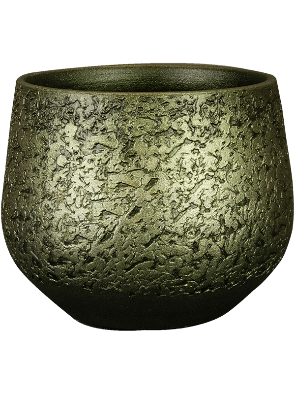 Noor Plant Pot 13cm Height 14cm Dia Pot Velvet Green
