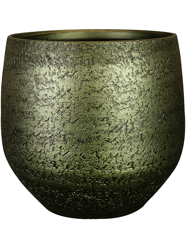 Noor Plant Pot 30cm Height 27cm Dia Pot Velvet Green