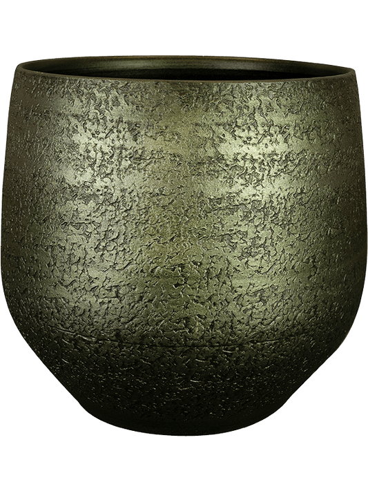 Noor Plant Pot 33cm Height 30cm Dia Pot Velvet Green