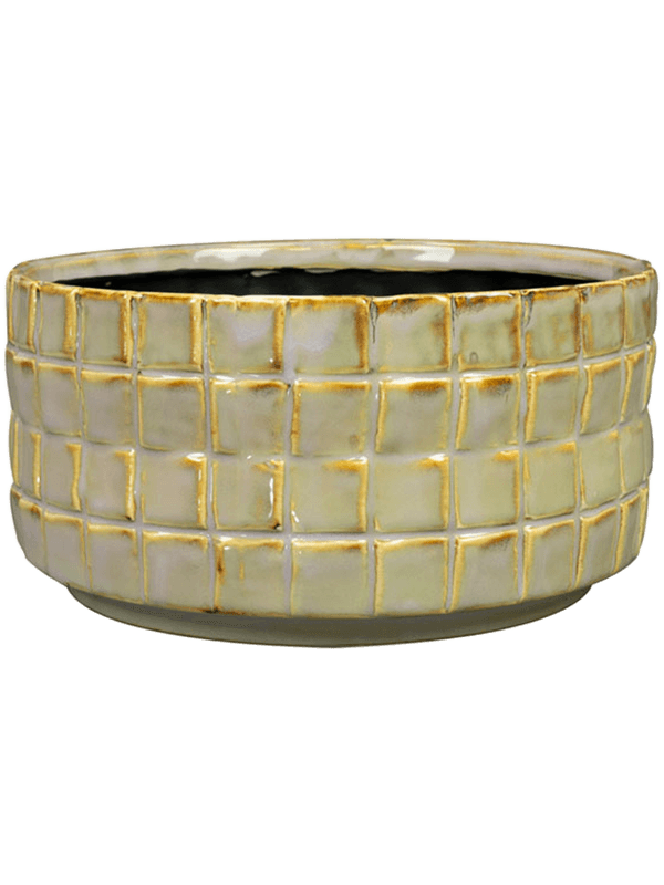 Stian Plant Pot 10cm Height 18cm Dia Bowl Soft Jade