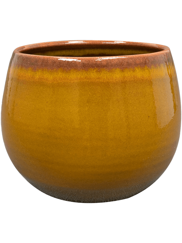 Charlotte Plant Pot 16cm Height 15cm Dia Pot Ochre