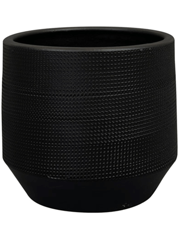 Norell Plant Pot 13cm Height 12cm Dia Pot Black