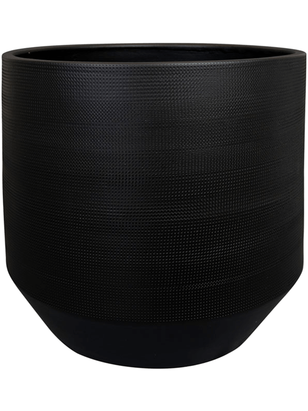 Norell Plant Pot 28cm Height 26cm Dia Pot Black