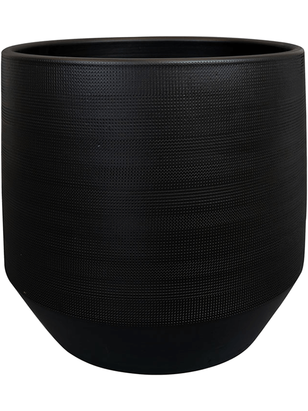 Norell Plant Pot 30cm Height 29cm Dia Pot Black