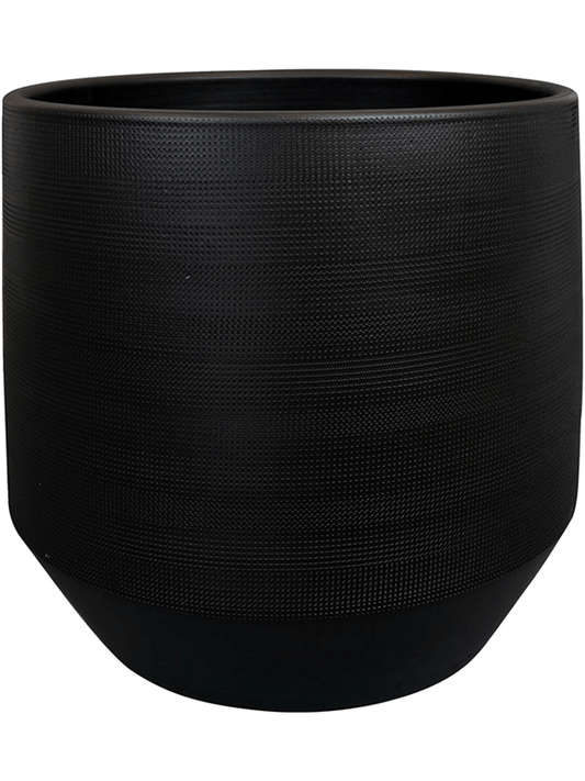 Norell Plant Pot 30cm Height 29cm Dia Pot Black