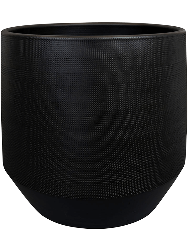 Norell Plant Pot 38cm Height 39cm Dia Pot Black