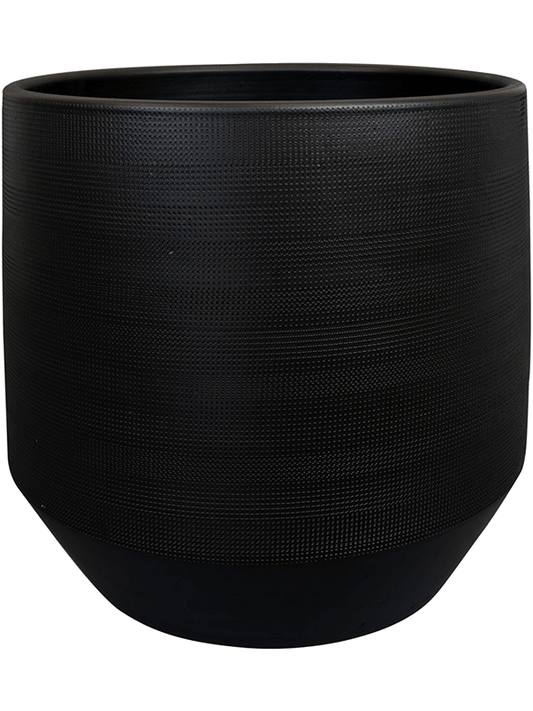 Norell Plant Pot 38cm Height 39cm Dia Pot Black