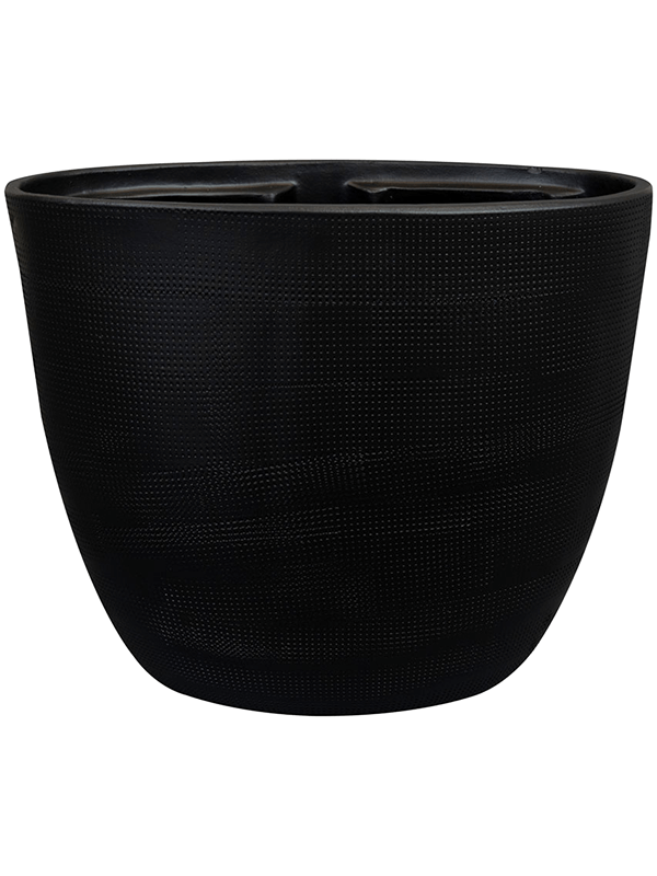 Norell Plant Pot 26cm Height 12cm Dia Planter Black