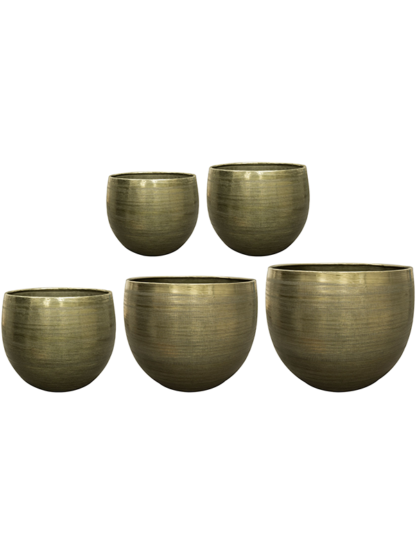 Rowen Plant Pot 30cm Dia Pot New Green (set of 5)