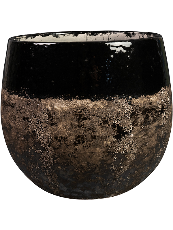 Lindy Plant Pot 20cm Height 17cm Dia Pot Black