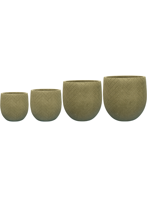 Femke Plant Pot 41cm Dia Pot Mint (set of 4)