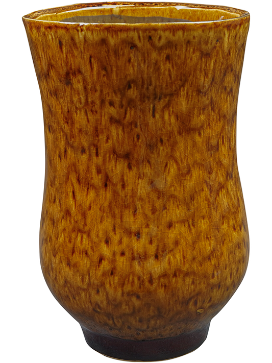 Nolan Plant Pot 23cm Height 12cm Dia Pot Tall Camel