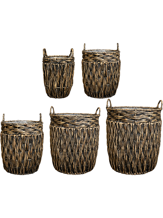 Astrid Plant Pot 53cm Dia Pot Brown (set of 5)