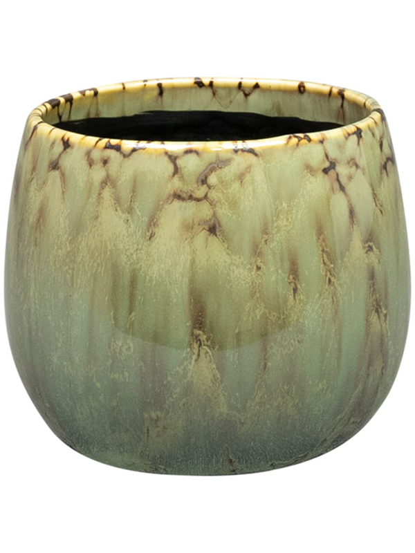 Odile Plant Pot 8cm Height 7cm Dia Pot Green