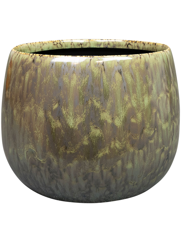 Odile Plant Pot 17cm Height 17cm Dia Pot Green