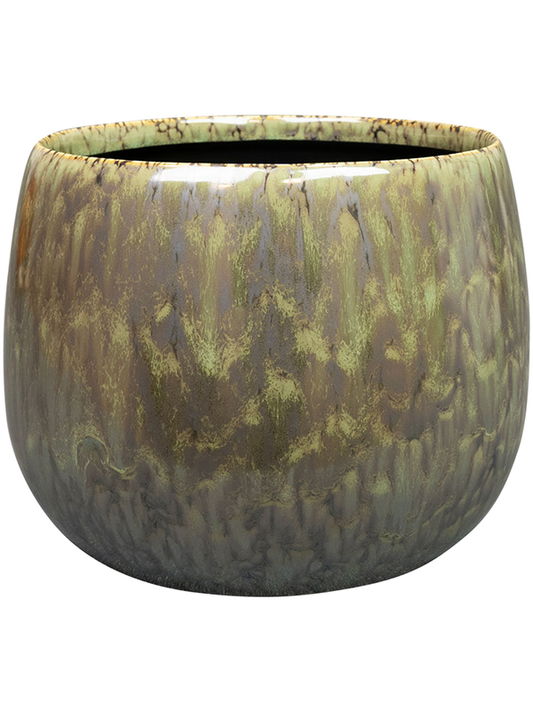 Odile Plant Pot 17cm Height 17cm Dia Pot Green