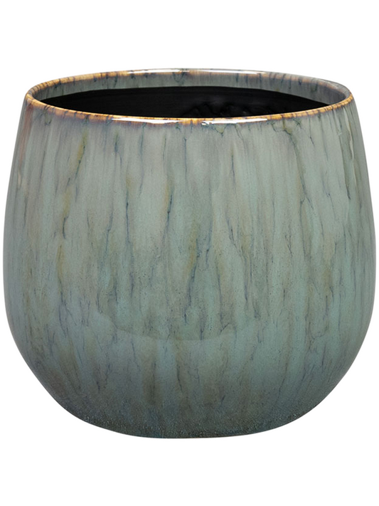 Odile Plant Pot 13cm Height 12cm Dia Pot Blue