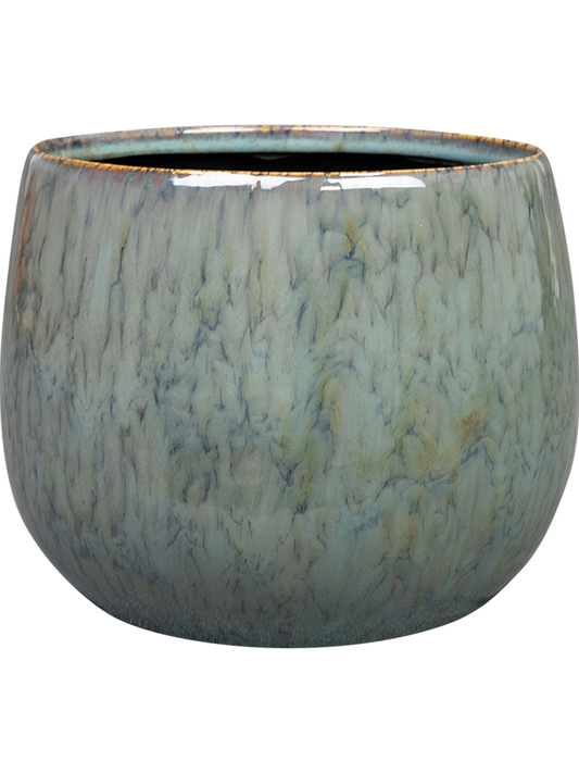 Odile Plant Pot 17cm Height 17cm Dia Pot Blue