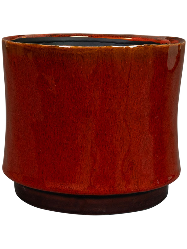 Nolan Plant Pot 15cm Height 15cm Dia Pot Red