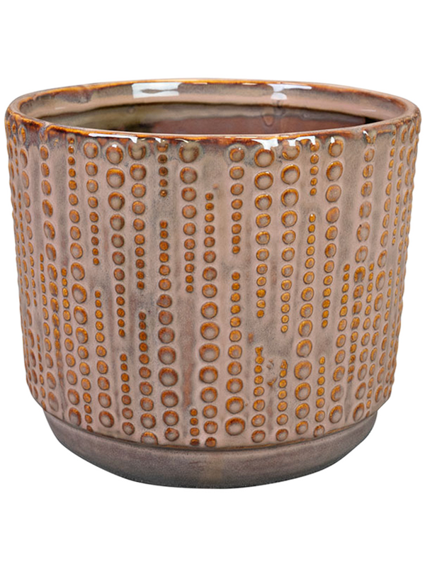 Cille Plant Pot 13cm Height 12cm Dia Pot Old Pink