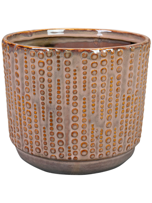 Cille Plant Pot 13cm Height 12cm Dia Pot Old Pink
