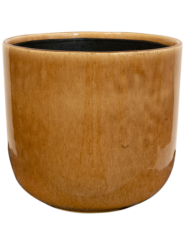 Nine Plant Pot 17cm Height 17cm Dia Pot Caramel