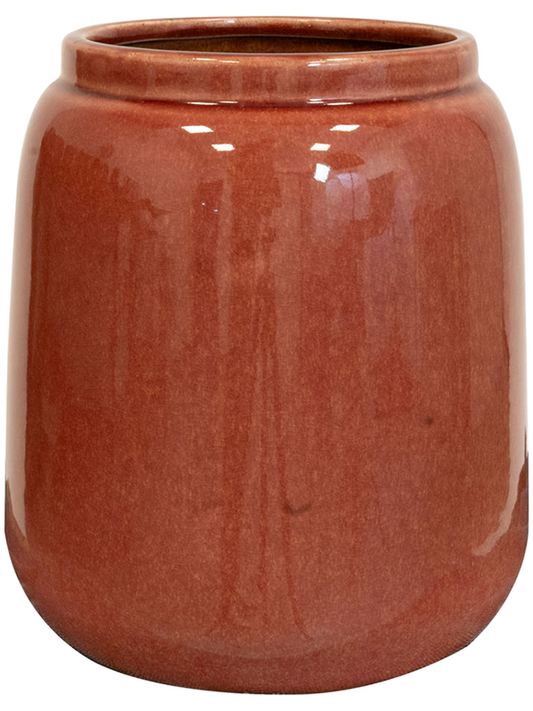 Nine Plant Pot 23cm Height 9cm Dia Pot Tall Old Pink