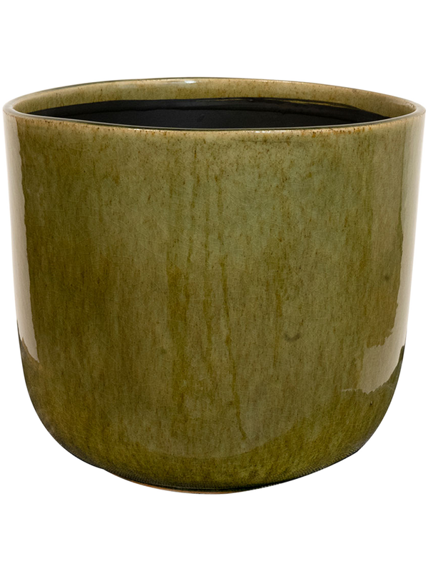 Nine Plant Pot 20cm Height 20cm Dia Pot Olive Green