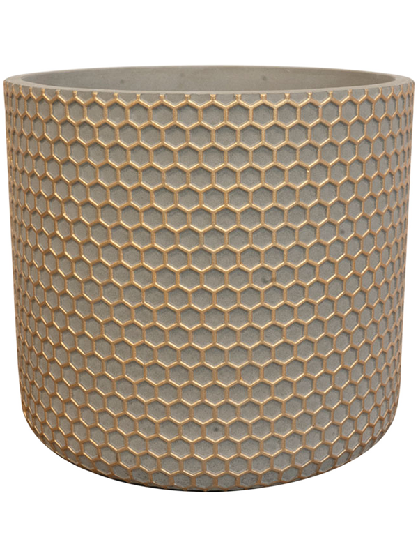 Bernt Plant Pot 14cm Height 14cm Dia Pot Shiny Gold