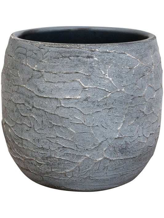 Evi Plant Pot 13cm Height 11cm Dia Pot Antique Silver