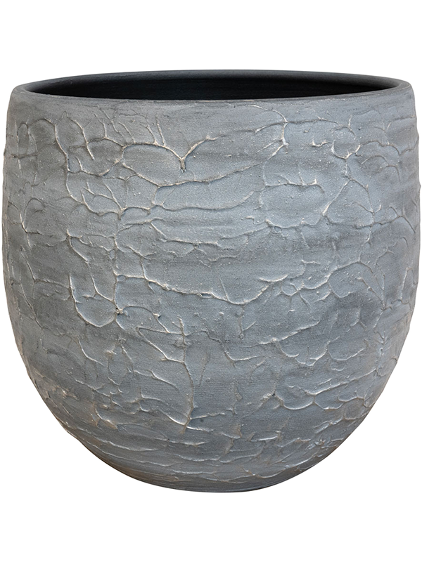 Evi Plant Pot 26cm Height 23cm Dia Pot Antique Silver